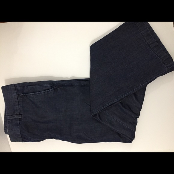 🛑 SOLD! BANANA REPUBLIC Wide Leg Chambray Pants - Picture 8 of 8